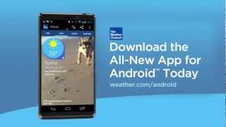 The Weather Channel for Android App [upl. by Demmer272]