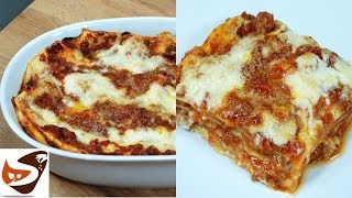 Lasagne al forno alla bolognese  Pasta al forno buonissima  Primi piatti [upl. by Ledua]