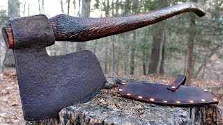 Bearded Axe Restoration  NO Power tools [upl. by Letty]