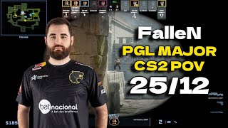 CS2 POV FURIA FalleN 2512 vs SAW Ancient PGL CS2 Major Copenhagen 2024 [upl. by Olleina]