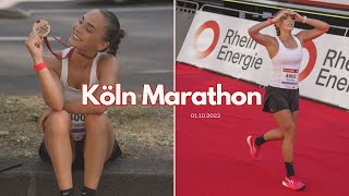 KÖLN MARATHON 2023  war das mein letzter [upl. by Arretahs]