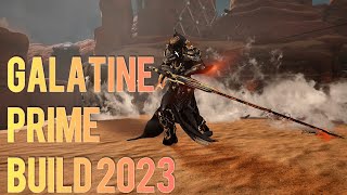 Warframe Galatine Prime Build 2023 3 forma INSANE DAMAGE [upl. by Aciruam]