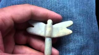 My latest Soapstone Carving  Dragonfly [upl. by Dotti]