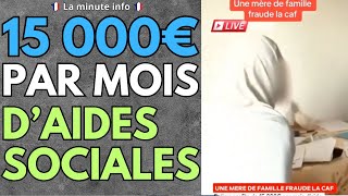 CETTE MUSULMANE TOUCHE 15 000€ PAR MOIS TOUTES AIDES SOCIALES CONFONDUES [upl. by Merna]