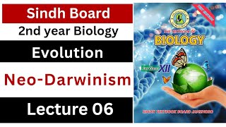 neo darwinism  evolution  class 12 biology Sindh board new book [upl. by Essyle]