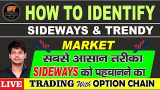 Sideways Market Me Trade Karne Se Kaise Bache 🙏 Option Trading Strategy [upl. by Varhol310]