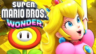 Super Mario Bros Wonder Walkthrough Part 3  Shining Falls 100  Peach Gameplay [upl. by Caren540]