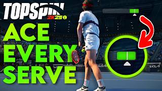 How to MASTER your serve  TopSpin 2K25 Gameplay Tips [upl. by Phip]