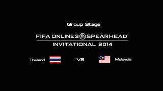 FIFA Online 3  Thailand vs Malaysia Group Stage Invitational 2014 [upl. by Cerellia]