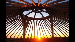 How to build a Yurt  Full Tutorial  Kents of Cornwall Yurts [upl. by Ardene]