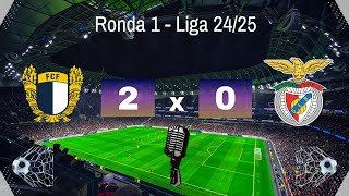 RELATO DOS GOLOS  FAMALICÃO vs BENFICA  Liga 2425  Antena 1 [upl. by Jaquenetta309]