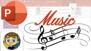 Adding Music to PowerPoint Presentations  PowerPoint Tutorial [upl. by Yeldar390]