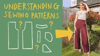 How to understand sewing patterns for beginners [upl. by Aehs702]