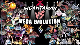 Gigantamax VS Mega Evolution [upl. by Sillad]