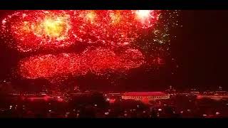 Fireworks in Moscow in Victory Day on May 9th 2023 [upl. by Avenej]