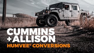 12 Valve Cummins  Allison 6 SPD in a Humvee [upl. by Petes]