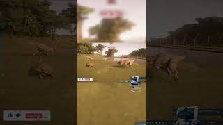 Jurassic World Evolution Combate entre Ceratosaurus y Nodosaurus Isla Muerta [upl. by Oirram226]