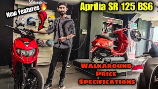 2023 Aprilia SR 125 Walkaround  Specifications  Price [upl. by Noiroc]