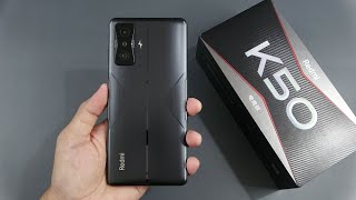 Xiaomi Redmi K50 Gaming unboxing camera antutu speakers gaming [upl. by Ledif]