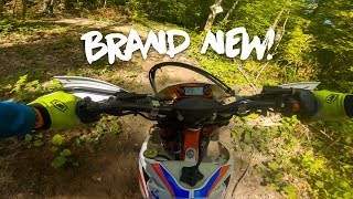 FIRST RIDE 2019 BETA 390RR SINGLETRACK ENDURO [upl. by Terryn]