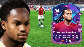 94 FLASHBACK RENATO SANCHES IS A MUST COMPLETE SBC IN EA FC 24 [upl. by Kucik854]