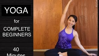 Basic Yoga Practice for Complete Beginners  40 minutes [upl. by Dicks206]