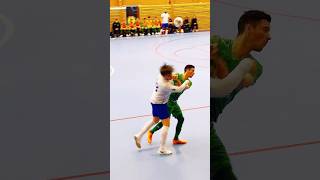 The Bizarre Crouching Tiger Futsal Incident ☠️🙈 futsal rivarly redcard sportmanship shorts [upl. by Eelyma879]