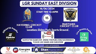 Havering CC Sunday XI v Martians CC Sunday 1st XI [upl. by Sirac]