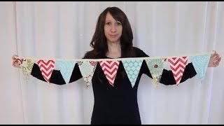 How to Make a Pennant Banner [upl. by Kathlin]