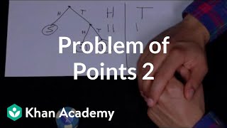 Problem of Points Part 22  Math for fun and glory  Khan Academy [upl. by Ettevets]