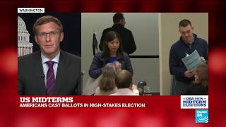 US Midterms Democrats score first flips in Virginia Florida [upl. by Nadiya]