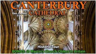 Canterbury Cathedral Tour and History  Oldest Church in Britain still in use [upl. by Nylahsoj40]