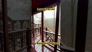 Nice cabin in the Broken Bow  Hochatown Oklahoma area The Logan’s Bluff cabin on Airbnb [upl. by Brodench]