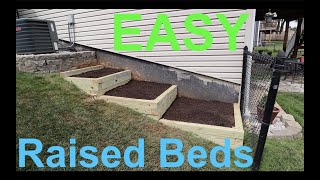 DIY Raised Garden Beds On a Slope [upl. by Aketal572]