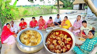 মটন বিরিয়ানি চিকেন কষা চাটনিদই মিষ্টি পরিবারের সবাইমিলে জমিয়ে রান্না আর খাওয়াmutton biriyani [upl. by Hplodnar]