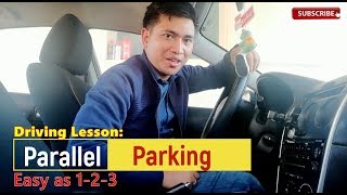 Driving Lesson Parallel Parking Easy As 1 23  Tagalog [upl. by Ecinwahs154]