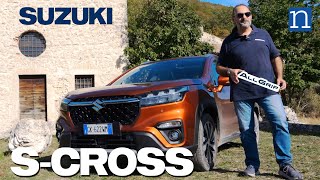 Suzuki SCROSS Full Hybrid AllGRIP  Abitacolo motore consumi  TEST come va impressioni di guida [upl. by Agnew]