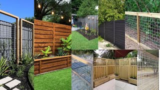 Latest Metal Fence and Wooden Fence Designs Ideas [upl. by Ress]