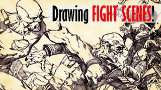 Drawing Fight Scenes for Comics [upl. by Juan]