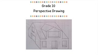 EGD Grade 10 Perspective Drawing page 133 [upl. by Rotow335]