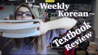 Weekly Korean Episode 18 Korean Textbooks Review [upl. by Rosalynd]