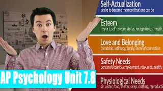 Humanistic Theories Of Personality AP Psychology Unit 7 Topic 8 78 [upl. by Eelimaj292]