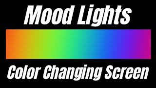 Color Changing Led Lights  Relaxing Mood [upl. by Betthel378]