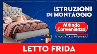 Istruzioni di montaggio Letto Frida  MONDO CONVENIENZA [upl. by Wyne680]