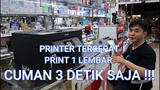 PRINTER TERCEPAT PRINT 1 LEMBAR HANYA 3 DETIK  REVIEW KECEPATAN PRINTER EPSON M15140 [upl. by Quent]