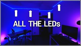 How To Install WHOLE Room RGB LEDs [upl. by Ikeda201]