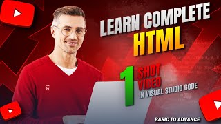 LEARN HTML IN 1 HOUR  Tutorial for Beginners [upl. by Kacerek]