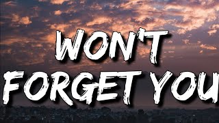 SHOUSE  Wont Forget You Lyrics 4k [upl. by Vudimir]