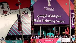 FIFA TICKETING CENTER  QATAR FOOTBALL WORLD CUP ⚽⚽⚽⚽ [upl. by Ycrad]