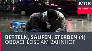 Betteln Saufen Sterben 1  Obdachlose am Bahnhof  Doku [upl. by O'Neill881]